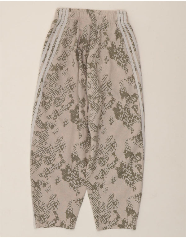 ADIDAS ženske hlače za trenirku UK 4/6 XS bež maskirne pamučne