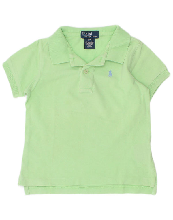 Zelena pamučna majica Polo Ralph Lauren za dječake 18-24 mjeseca