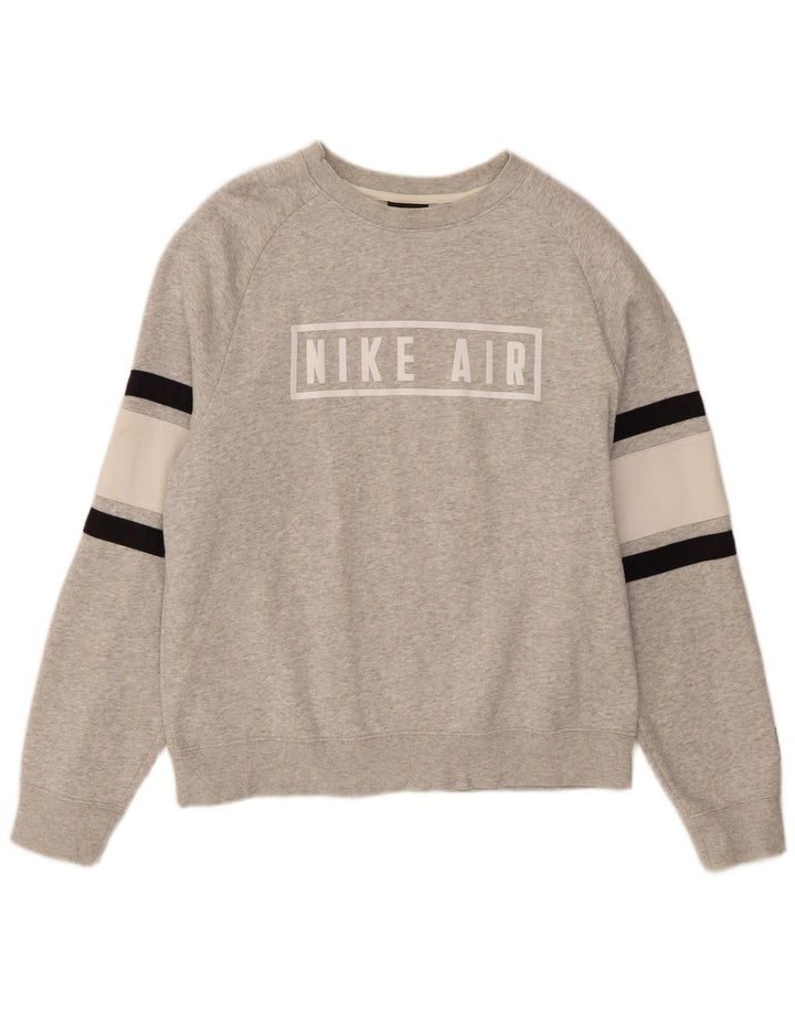 Nike Ženska majica s velikim grafičkim motivima, mala siva boja