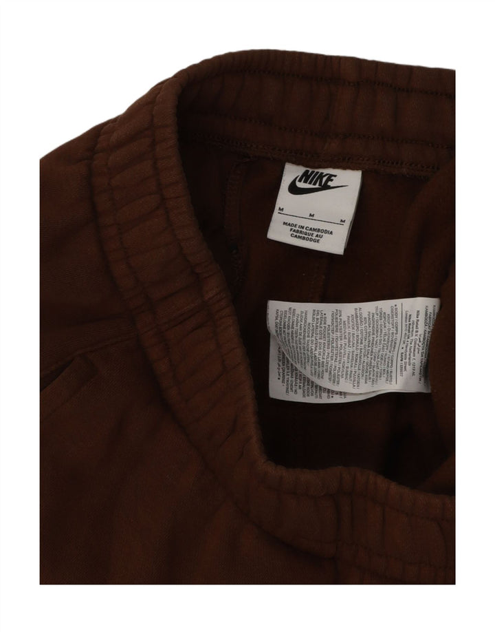 NIKE Ženska trenirka Hlače Joggers UK 14 Srednje smeđi pamuk