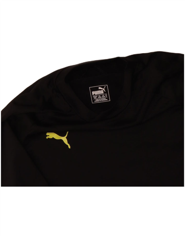 PUMA muška majica dugih rukava srednje crne boje od poliestera