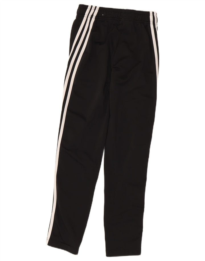 Adidas Hlače za trenirku za dječake 11-12 godina, crne poliesterske