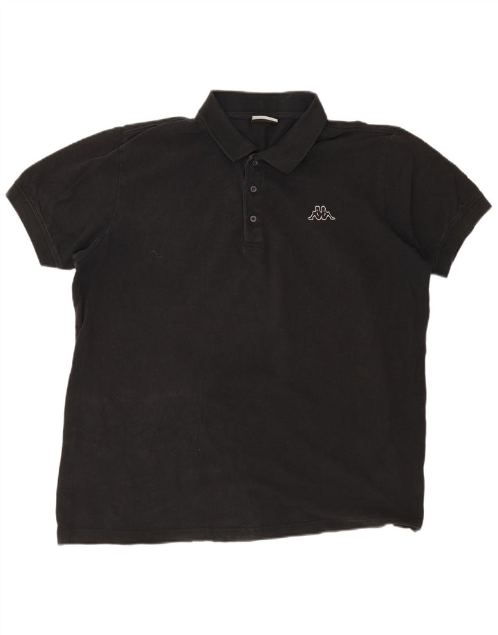 KAPPA muška polo majica 2XL crni pamuk