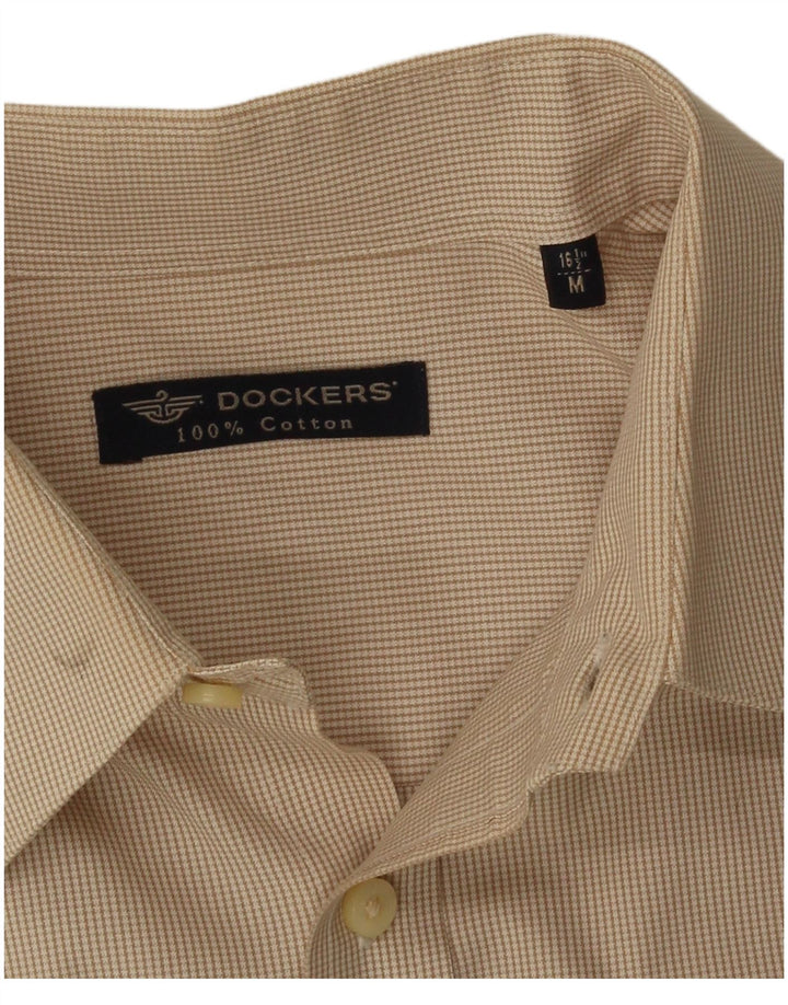 Dockers muška košulja veličina 16 1/2, pamuk, srednje bež houndstooth