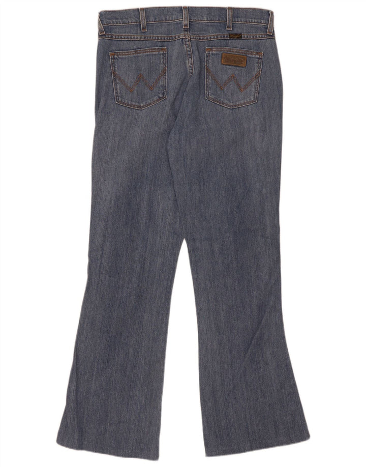 Wrangler ženske Eve Bootcut traperice W33 L34 Plavi pamuk