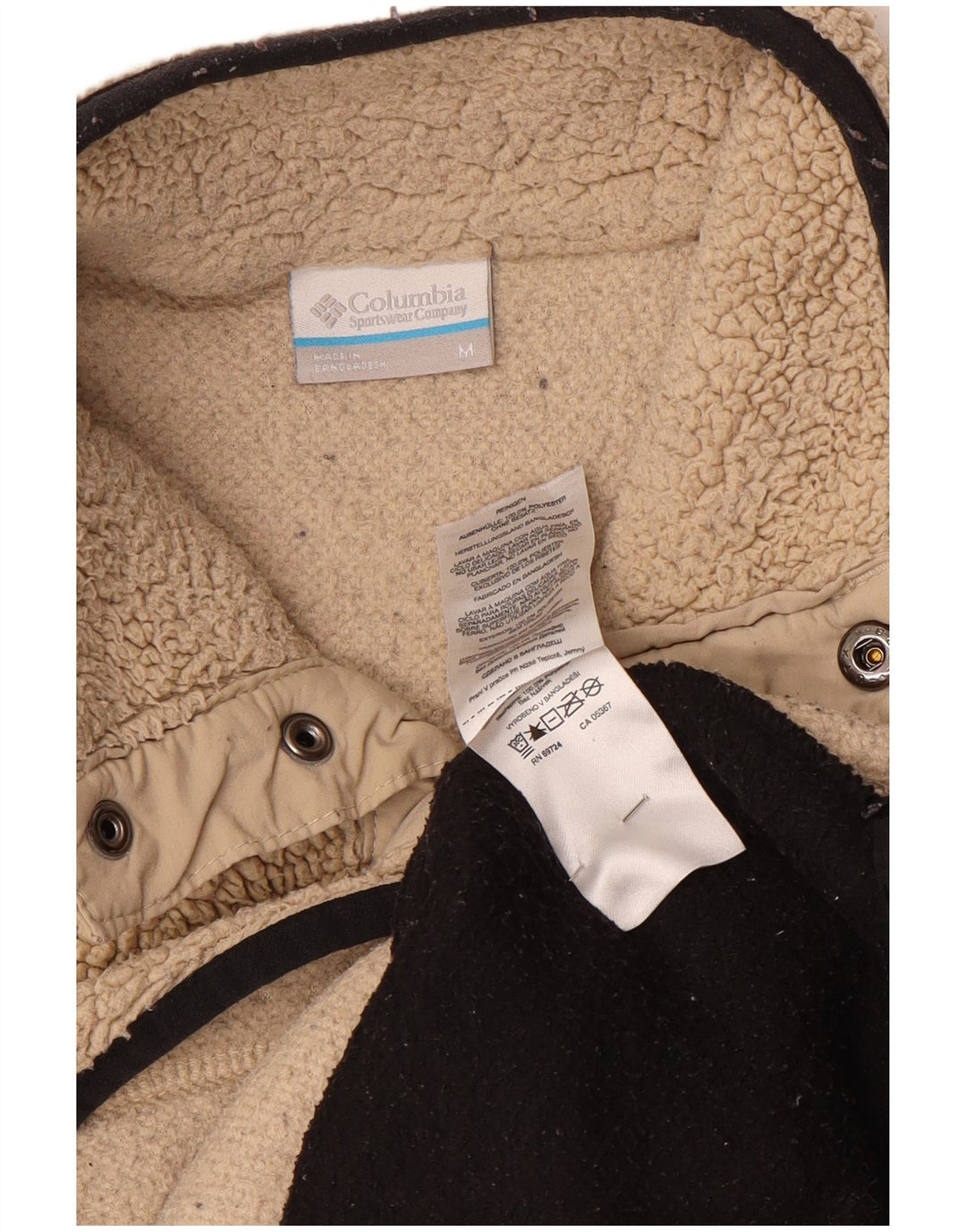 Columbia muški džemper od flisa s dugmadima i ovratnikom, srednje bež boje, poliester