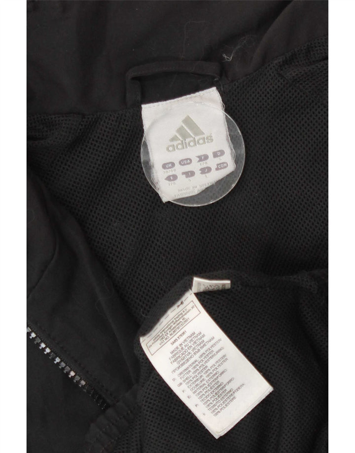 Adidas muška gornja jakna trenirke UK 38/40 srednje crni poliester