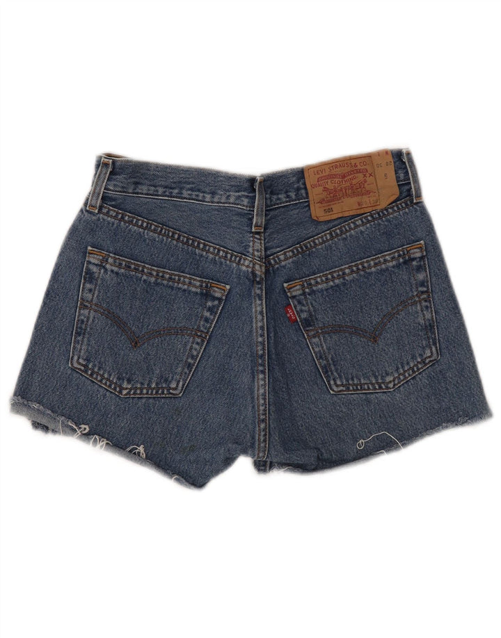 LEVI'S ženske 501 traper kratke hlače W28 srednje plave