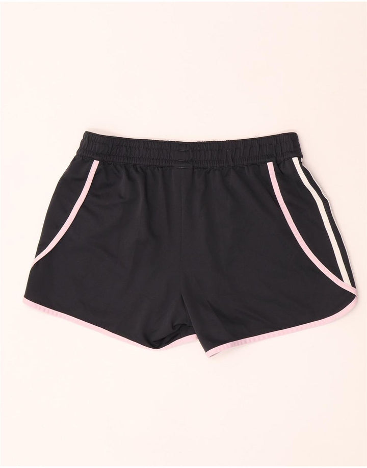 Adidas ženske sportske kratke hlače UK 16 veliki tamnoplavi poliester