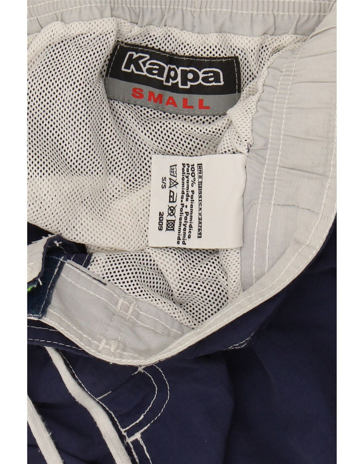 KAPPA Mens Swimming Shorts Small  Navy Blue Polyamide Vintage Kappa and Second-Hand Kappa from Messina Hembry 
