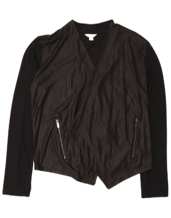 Calvin Klein ženski kardigan pulover UK 10 Small Black Colourblock