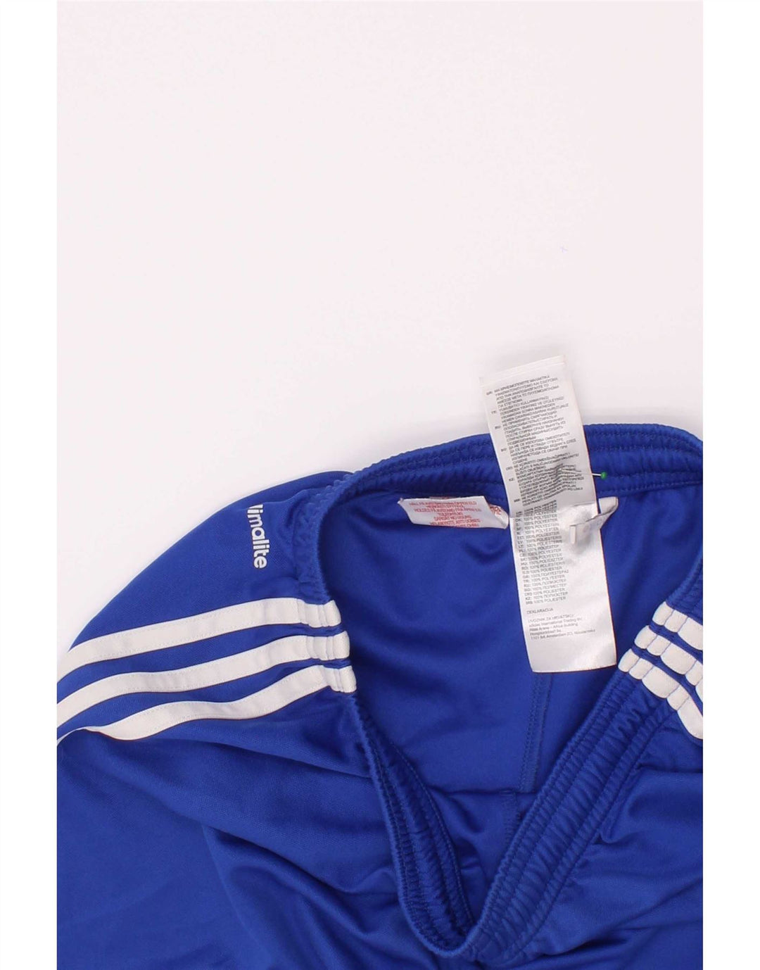 Sportske kratke hlače Adidas Climalite za dječake 11-12 godina, plavi poliester