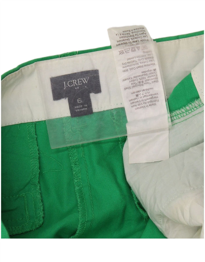 J. CREW Ženske chino kratke hlače US 6 srednje W32 zeleni pamuk
