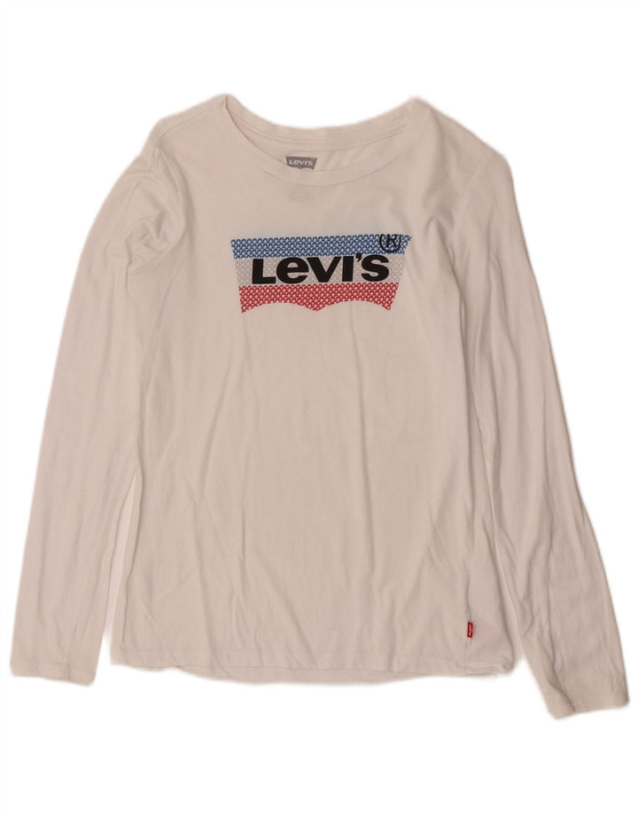 Levi's majica dugih rukava za dječake, 15-16 godina, bijela