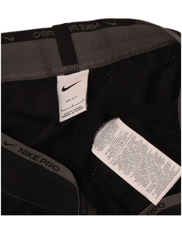 Nike Mens Dri Fit Sport Shorts Large Black Polyester