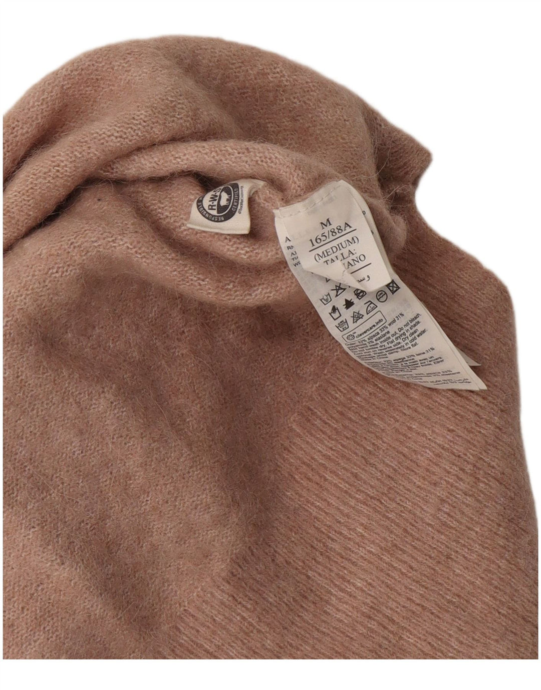 ALL SAINTS Ženski pulover s kratkim izrezom UK 14 srednje ružičasta