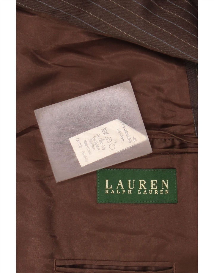 Ralph Lauren muška jakna sa 2 gumba UK 46 3XL smeđa prugasta