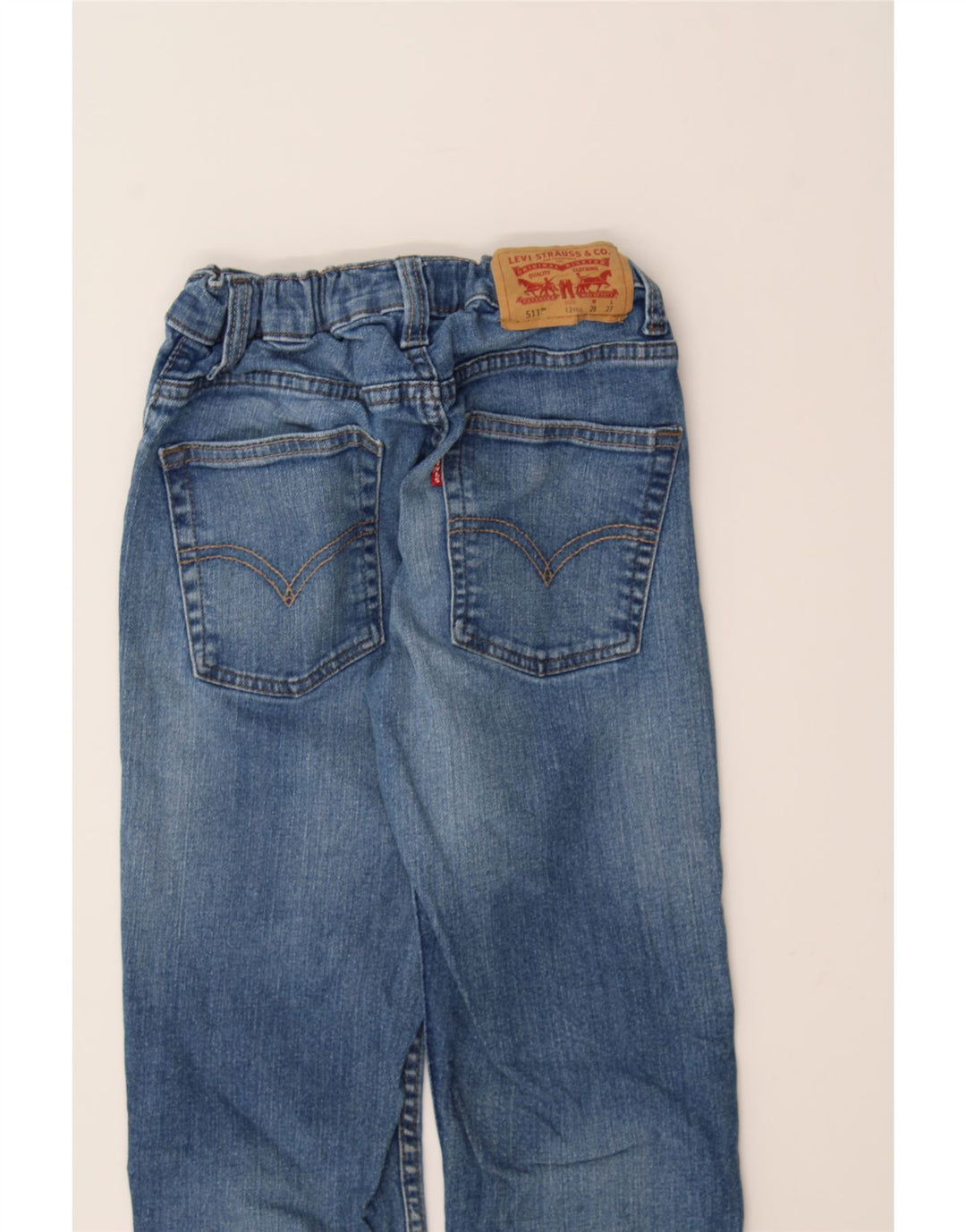 LEVI'S Boys 511 Slim Jeans 11-12 Years W26 L27 Blue Vintage Levi's and Second-Hand Levi's from Messina Hembry 