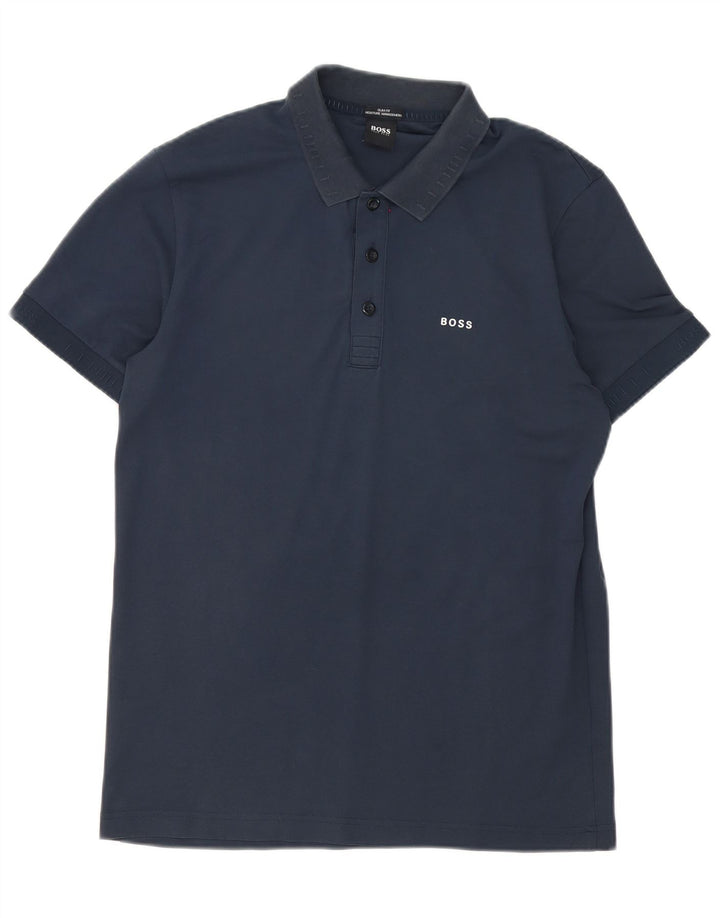 Hugo Boss muška uska polo majica srednje tamnoplava