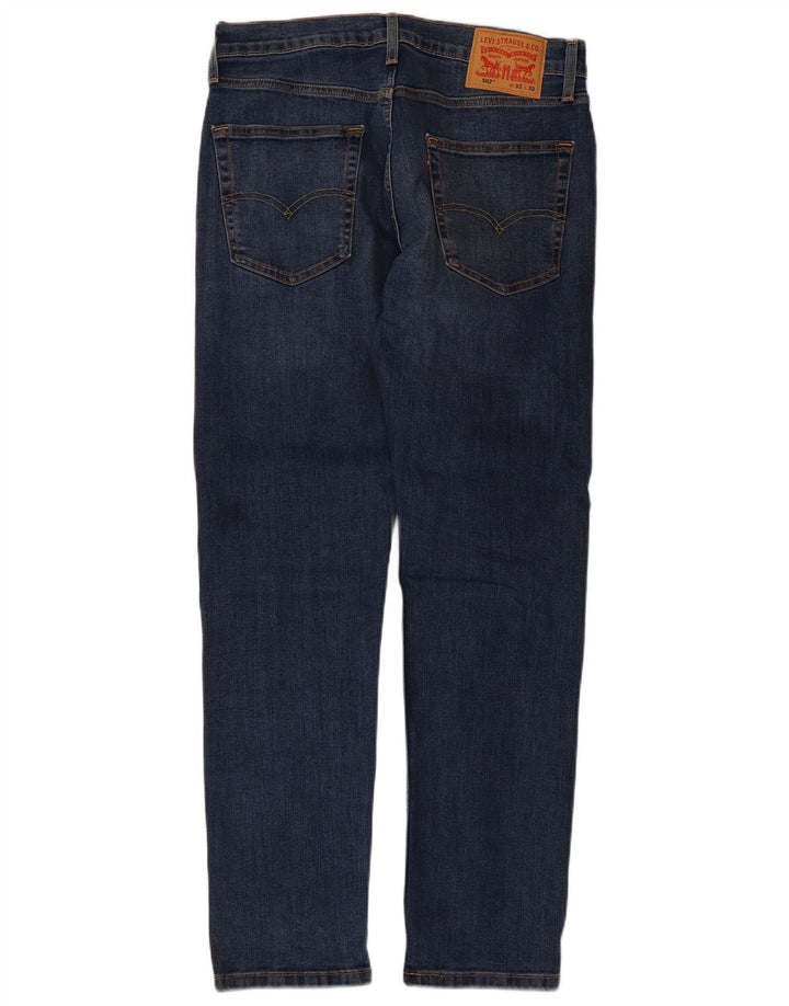 Levi's muške 502 sužene traperice W32 L32 plavi pamuk