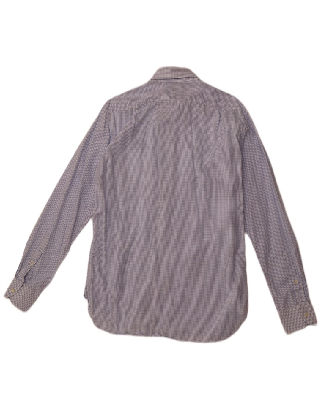 BOGGI muška krojena košulja veličine 40 15 3/4 srednje plava karirana