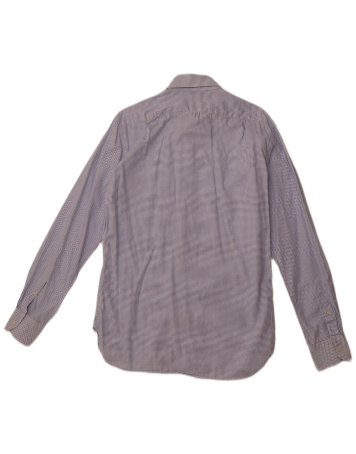 BOGGI muška krojena košulja veličine 40 15 3/4 srednje plava karirana