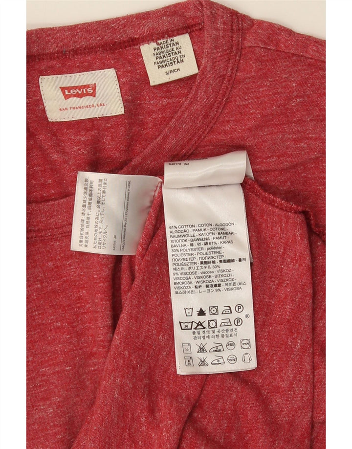 LEVI'S Muška majica kratkih rukava Mali crveni flekasti pamuk