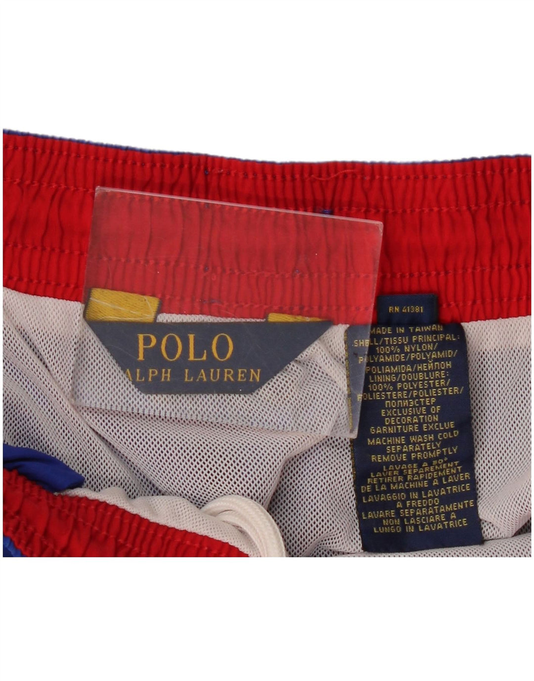 Polo Ralph Lauren muške kratke hlače za plivanje srednje plavi najlon