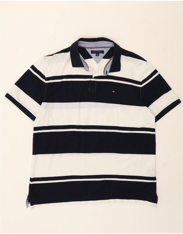 Tommy Hilfiger muška polo majica XL tamnoplavi pamuk na pruge