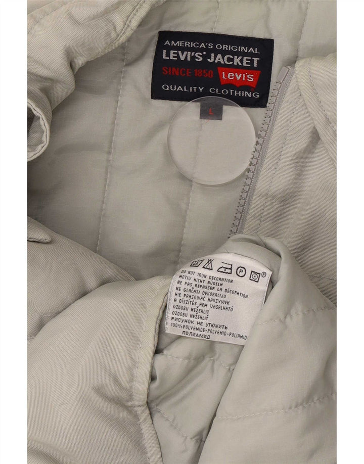 Levi's muška pomoćna jakna UK 40 veliki sivi poliamid