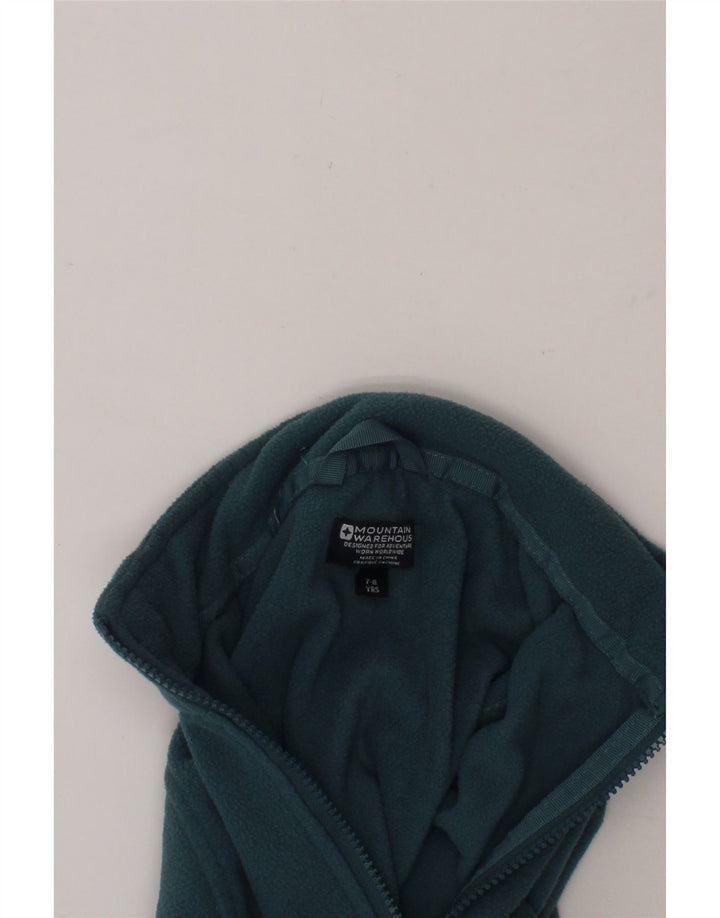 MOUNTAIN WAREHOUSE Boys Fleece Jacket 7-8 Years Blue Polyester Vintage Mountain Warehouse and Second-Hand Mountain Warehouse from Messina Hembry 