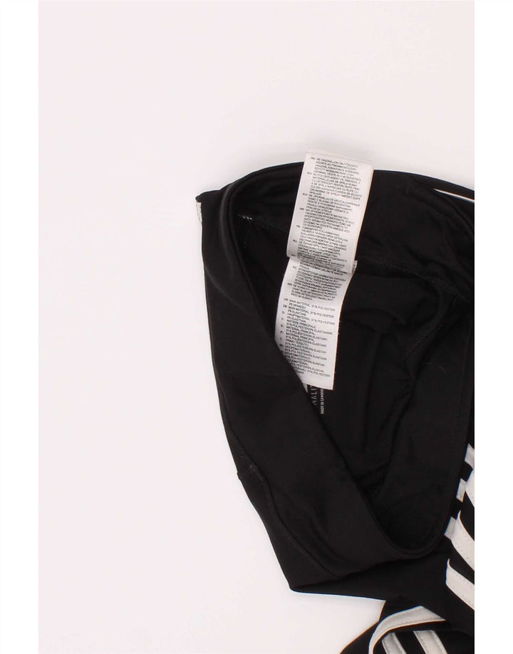 Male crne poliesterske tajice Adidas Climalite za djevojčice 9-10 godina