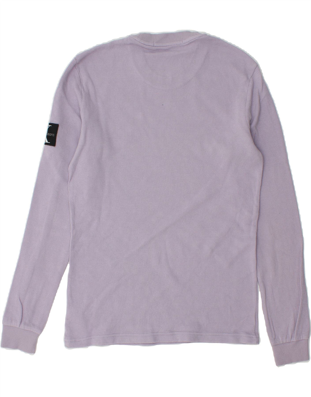 CALVIN KLEIN JEANS Mens Top Long Sleeve Medium Purple Cotton Vintage Calvin Klein Jeans and Second-Hand Calvin Klein Jeans from Messina Hembry 