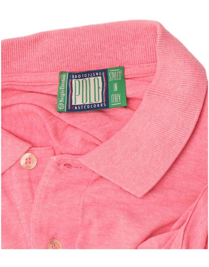 SERGIO TACCHINI Muška polo majica Srednje ružičasti pamuk