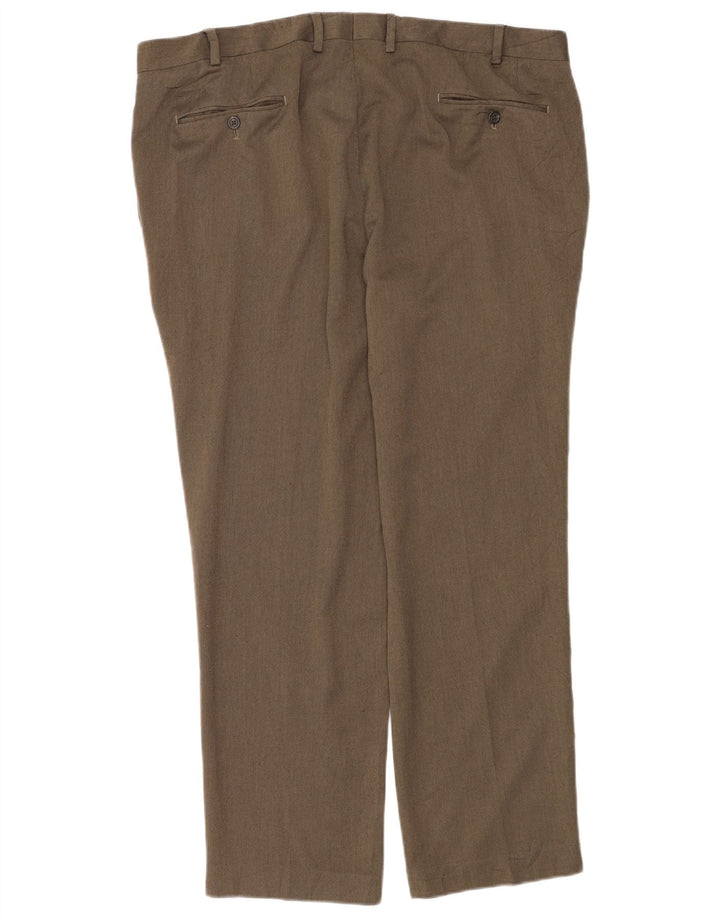 Ralph Lauren muške hlače ravnog odijela W40 L30 sivi poliester