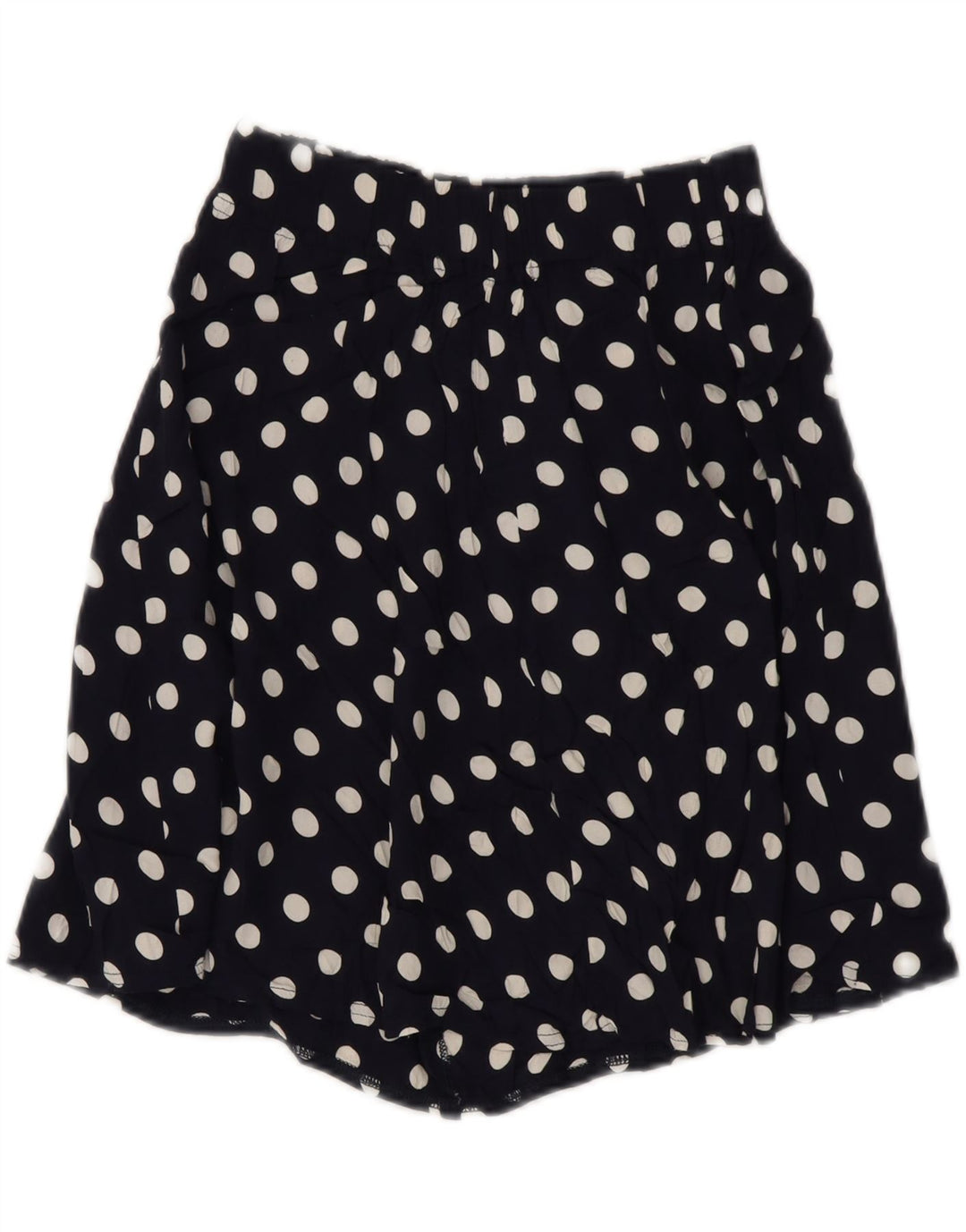 SEVRES Womens A-Line Skirt Medium W28  Navy Blue Polka Dot Vintage Sevres and Second-Hand Sevres from Messina Hembry 