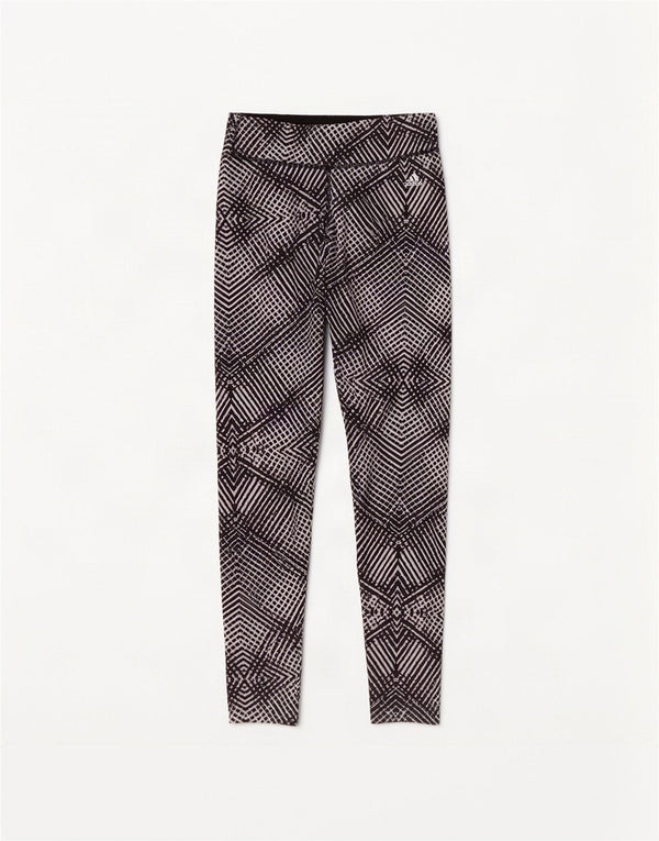 Adidas ženske tajice Climalite UK 4/6 XS crni geometrijski poliester