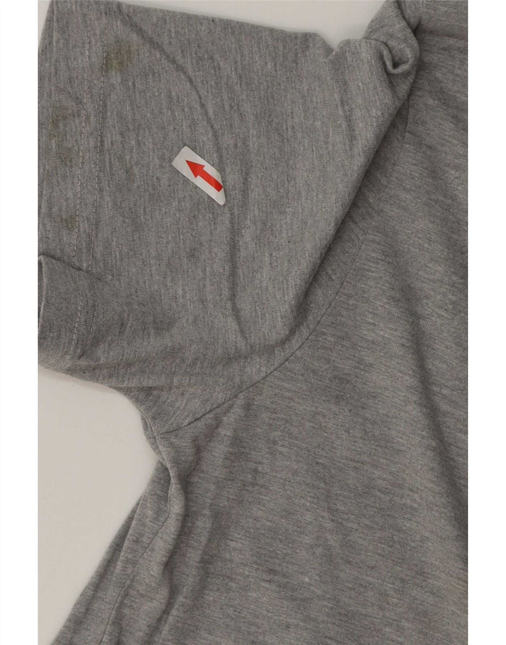 Nike muška majica atletskog kroja srednje sivi pamuk