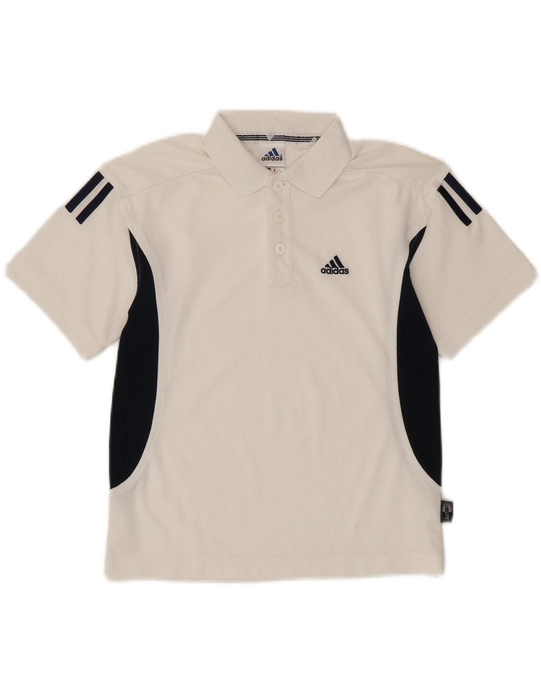 Adidas Climalite polo majica za dječake 7-8 godina, bijela poliesterska boja