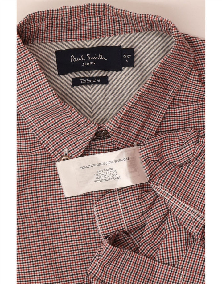 Paul Smith muška krojena košulja malenog crvenog kariranog pamuka