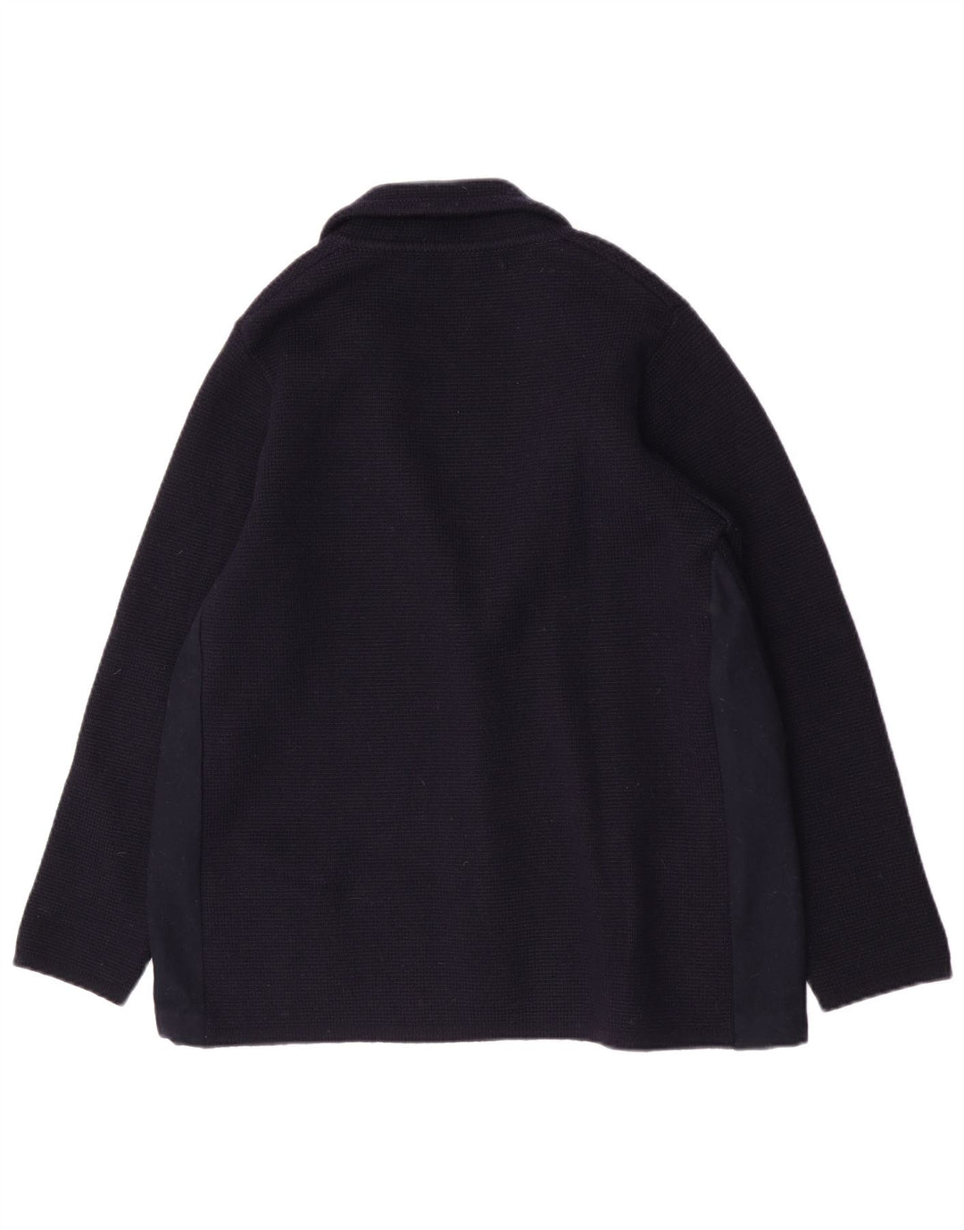 Vintage ženski sako sa 2 gumba UK 12 srednje tamnoplava