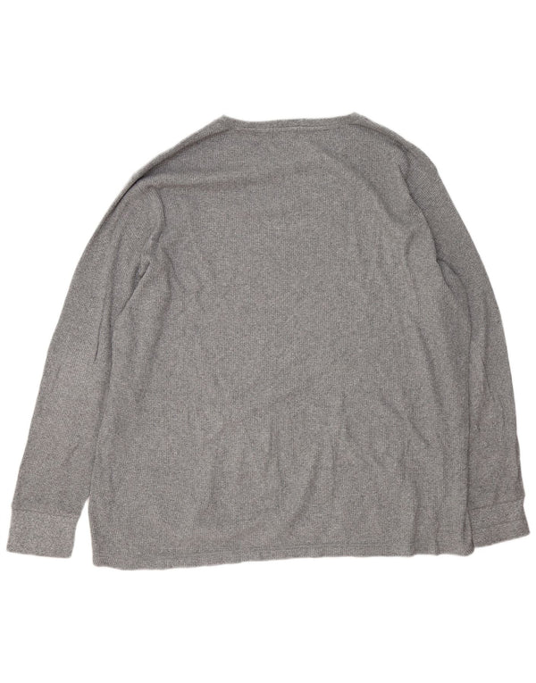 Polo Ralph Lauren muška majica dugih rukava 2XL sivi pamuk