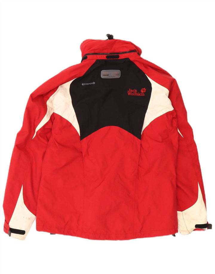 Jack Wolfskin ženska vjetrovka jakna UK 10 Small Red Colourblock