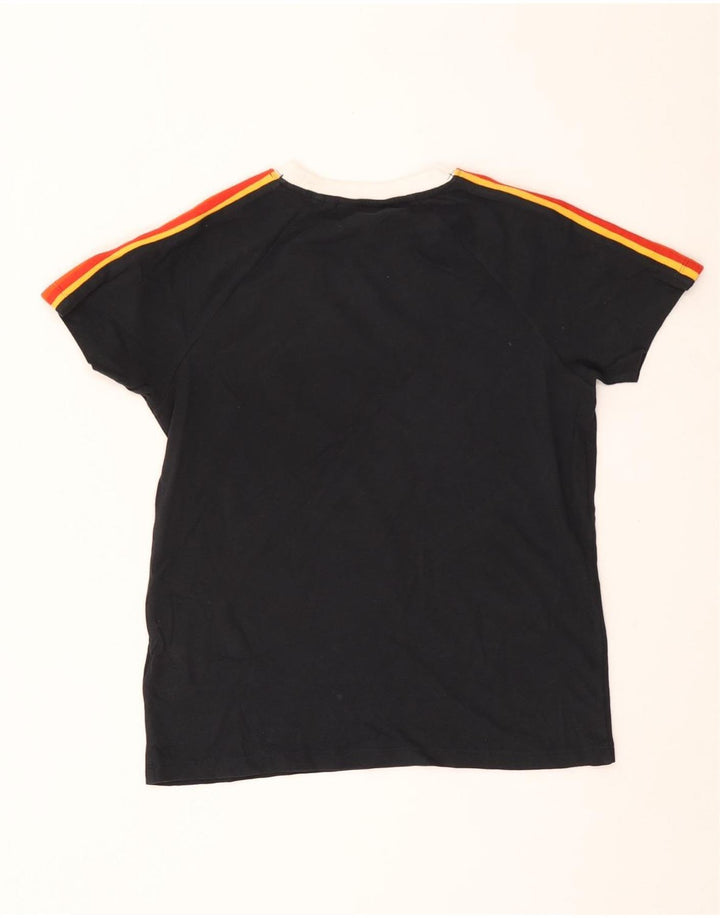 Superdry ženska majica širokih krojeva UK 6 XS tamnoplavi pamuk