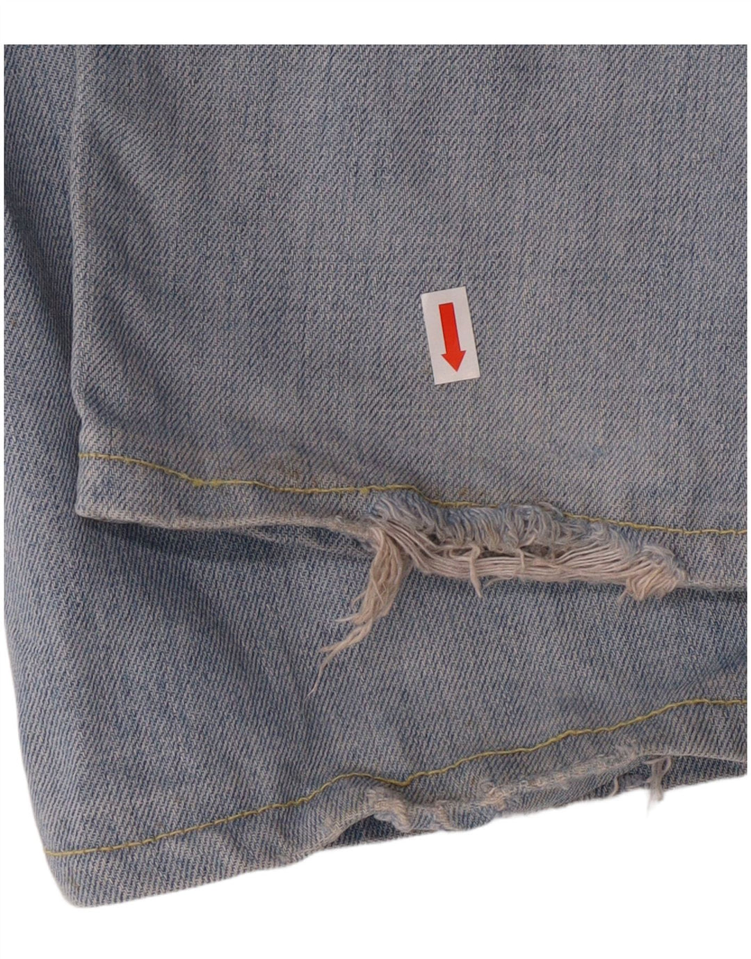 LEVI'S muške 501 ravne traperice W36 L31 plavi pamuk