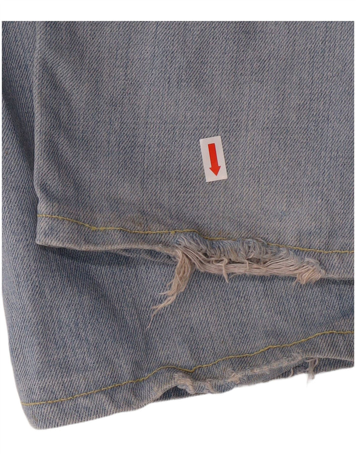 LEVI'S muške 501 ravne traperice W36 L31 plavi pamuk