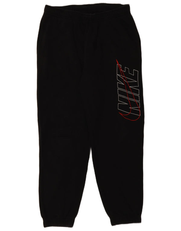 Nike muške grafičke trenirke hlače Joggers XL crni pamuk