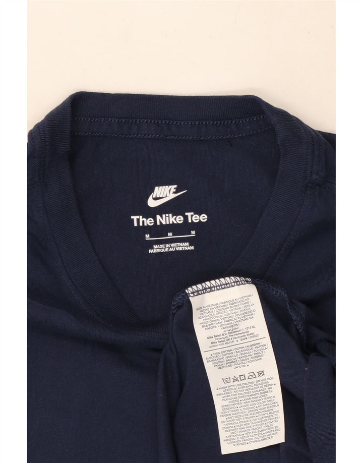 Nike muška majica kratkih rukava srednje tamnoplavi pamuk
