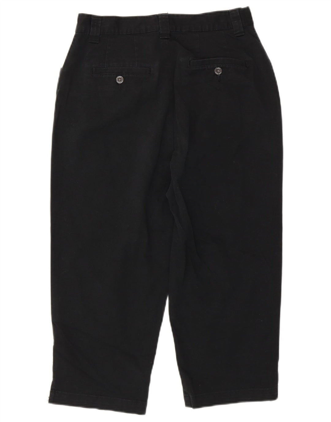 LEE Ženske sužene Capri hlače visokog struka US 6 srednje W30 L20 crne