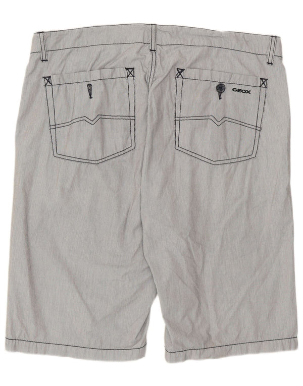 Geox muške chino kratke hlače IT 52 XL W38 plave pruge